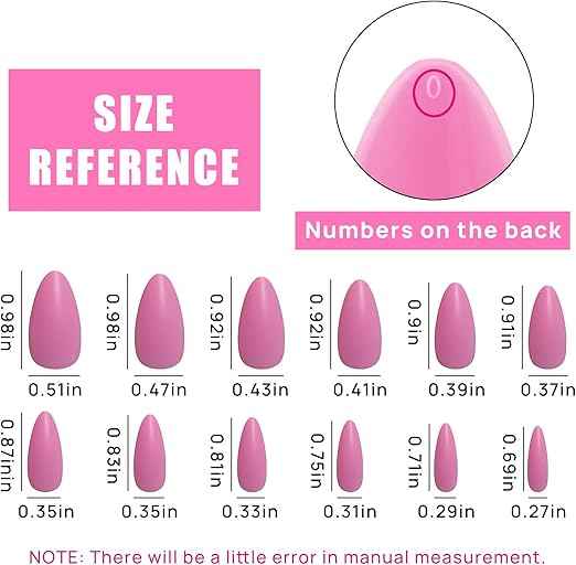 576 Pieces Matt Almond Nails for Gluing Medium, 24 Colours Plain Press On Nails Short, Reusable Artificial Nails Fake Nails with Nail File, Oval Fingernails Artificial Nails for Women