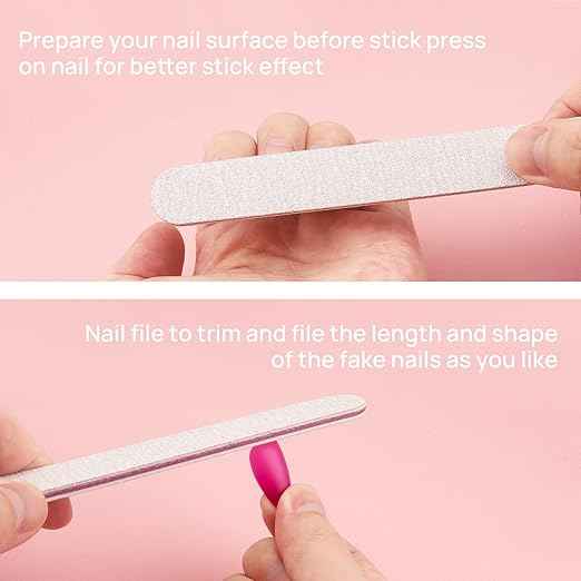 576 Pieces Matt Almond Nails for Gluing Medium, 24 Colours Plain Press On Nails Short, Reusable Artificial Nails Fake Nails with Nail File, Oval Fingernails Artificial Nails for Women