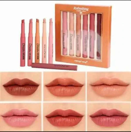 Heng Fang Matte Lipstick Silky Touch 6 Pcs Set